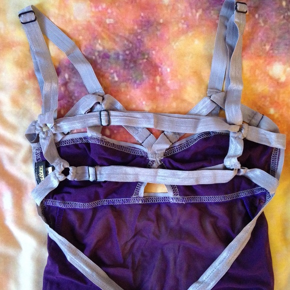 Solstice Intimates high leg thong bodysuit🚯SOLD - Picture 4 of 6